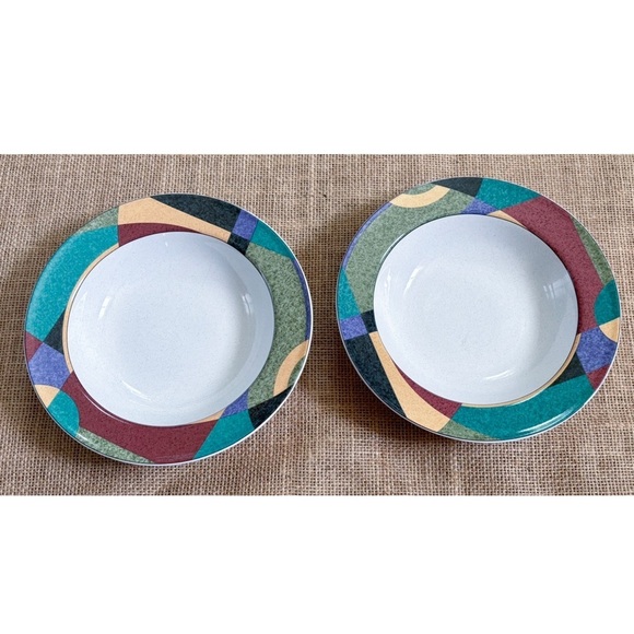 Studio Nova Other - Vintage Studio Nova Impulse Bowl Set Abstract Geometric Speckled New Wave Funky